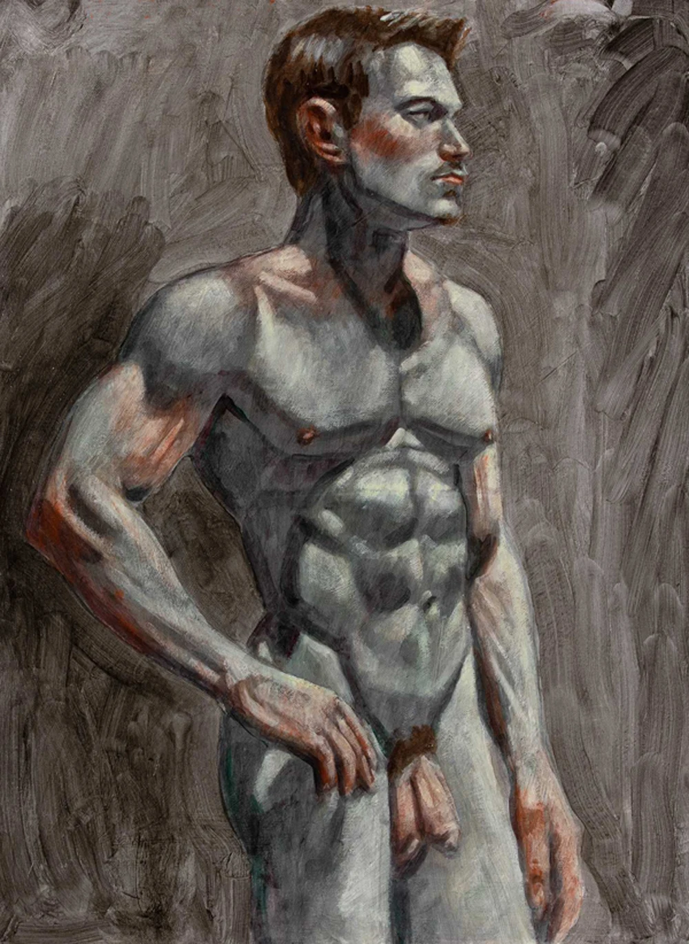 mark_beard_as_bruce_sargeant_male_nude_facing_right_18-18-01_childs_gallery