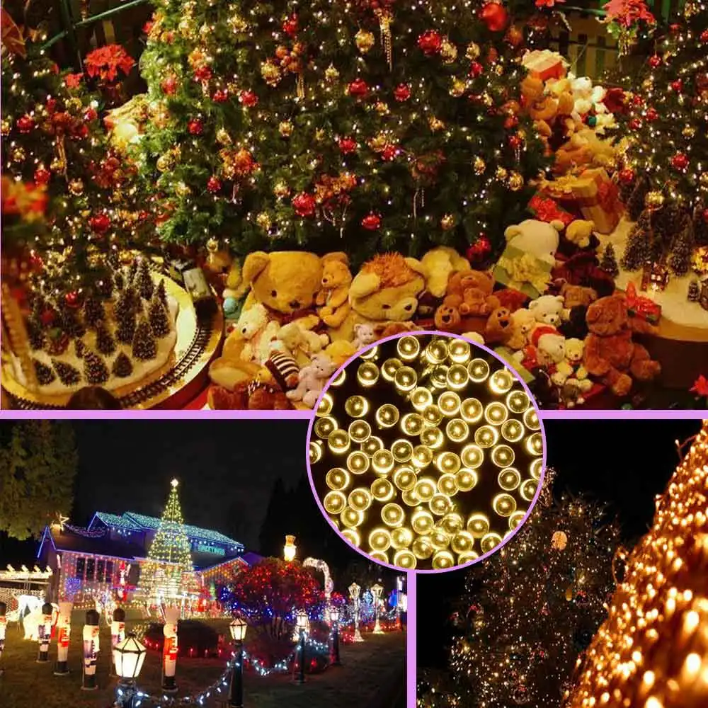 200 светодиодов twinkly строки 8 режимов 29В 31V светодиодная гирлянда домашняя Рождественская елка год гирлянда Свадебная вечеринка украшения