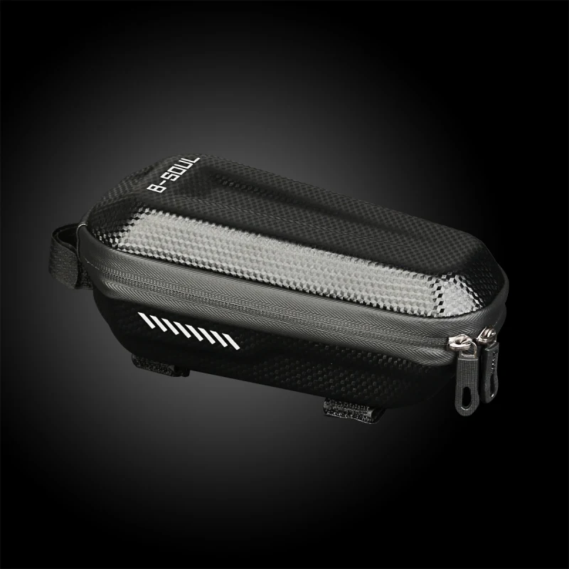 Bicycle Waterproof Hard Shell Bag Beam Pack Mountain Bike Bag Front Tube Saddle Waterproof Phone Bags Riding