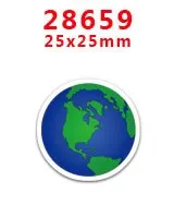 28659 30 шт мультяшный персонаж плоское украшение из смолы PR 30725 - Цвет: 28659
