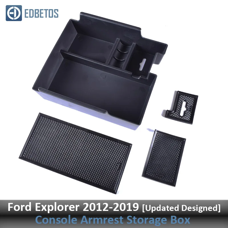 AB081 Explorer аксессуары для Ford Explorer 2012 2013- подлокотник, ящик для перчаток вторичного хранения центральная консоль Органайзер лоток для укладки - Название цвета: AB081