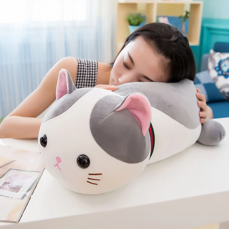 

Cute Software Neck Ring Kitty Doll Dessert Cat Teacher Creative Plush Toys