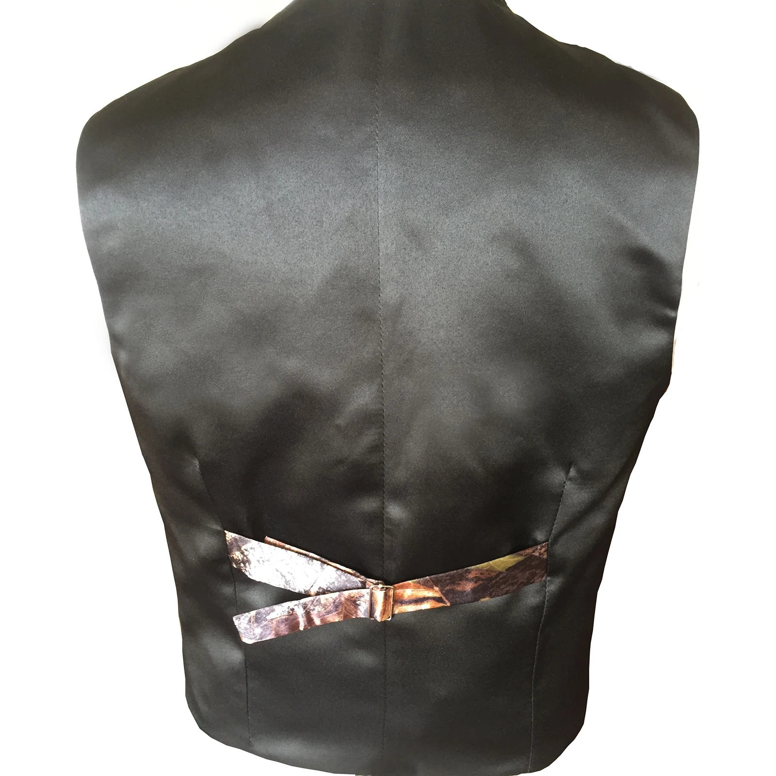 Camo Groom Vests Country Camouflage Wedding Party for Men Attire Groomsmen Prom Waistcoat Hunter