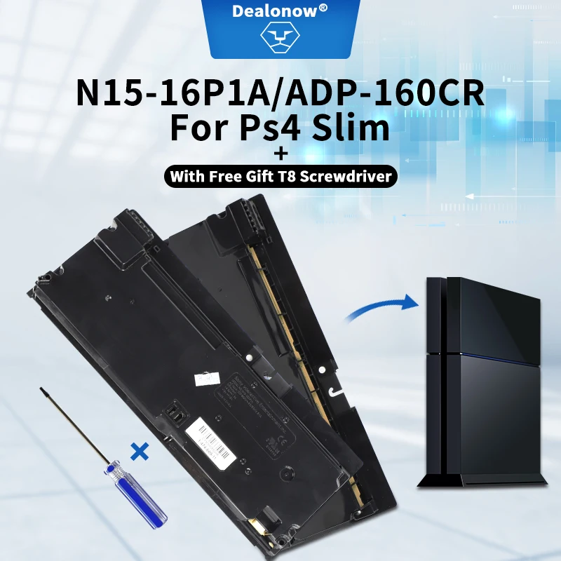 Power Supply N15-160P1A Wear-Resistant for PS4 Slim 2000 N15-160P1A Annadue Power Supply Replacement Power Supply N15-160P1A Wear-Resistant for PS4 Slim 2000 N15-160P1A Annadue Power Supply Replacement