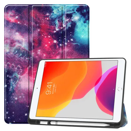 A12 Чехол для Apple ipad 7 7th 10," A2200 A2198 A2197 Smart Funda чехол карандаш держатель для ipad 10,2 ультра тонкий стенд оболочка+ пленка - Цвет: A12