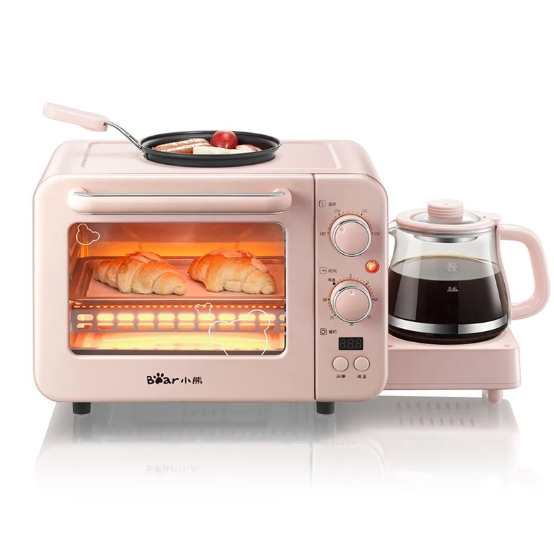 

Mini Oven Electric Oven Pizza 3 In 1 Breakfast Maker Household 8L High Capacity Convection Electric Oven for Bread Toaster 220V