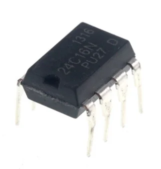 10 шт./лот AT24C16 DIP 24C16 DIP8 AT24C16-PU27 DIP-8 оригинальное IC Бесплатная доставка | Электронные