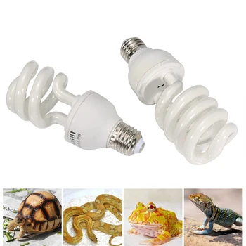 

5.0/10.0 UVB 13/26W Compact Light Fluorescent Terrarium Reptile Lamp Bulbs Light E2S