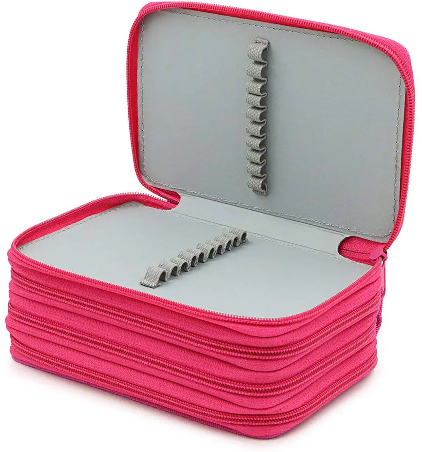 

Handy Wareable Oxford Pencil Bag 72 Slots Pencil Organizer Portable Watercolor Pencil Wrap Case Home Office Storage