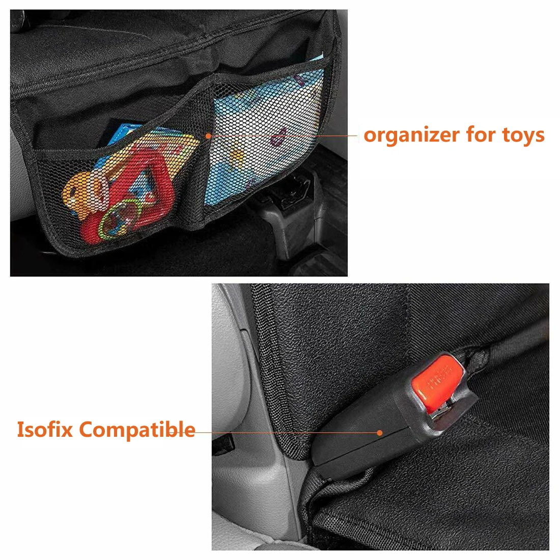 Car Seat Cover Child Children Kids Safety Seat Protective Sheet Mat Pad Auto Baby Protector Pet Dirt Kick Mat Organizer