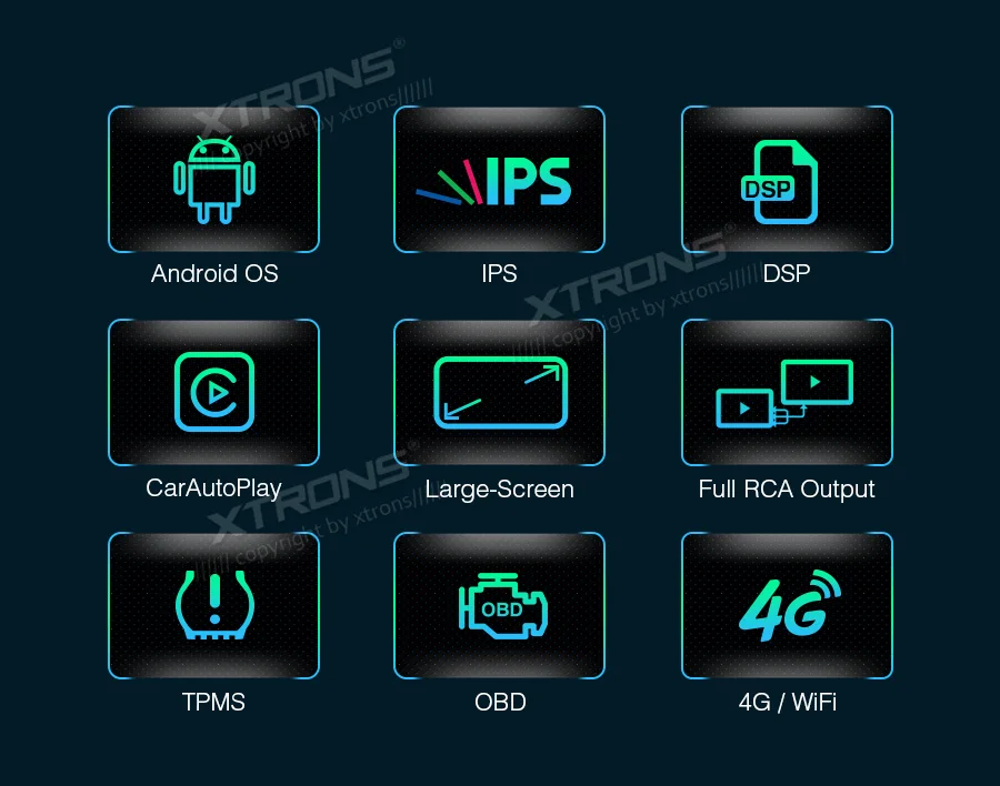 XTRONS 10,1 ''ips Android OS DSP Автомобильный мультимедийный стерео радио плеер для Toyota RAV4 2013- левый руль gps без DVD
