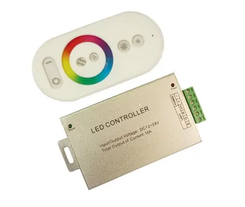 

Magic dreamcolor LED RGB Controller,color wheel ring remote controller, RGB LED strip touch RF controller,24V/12V