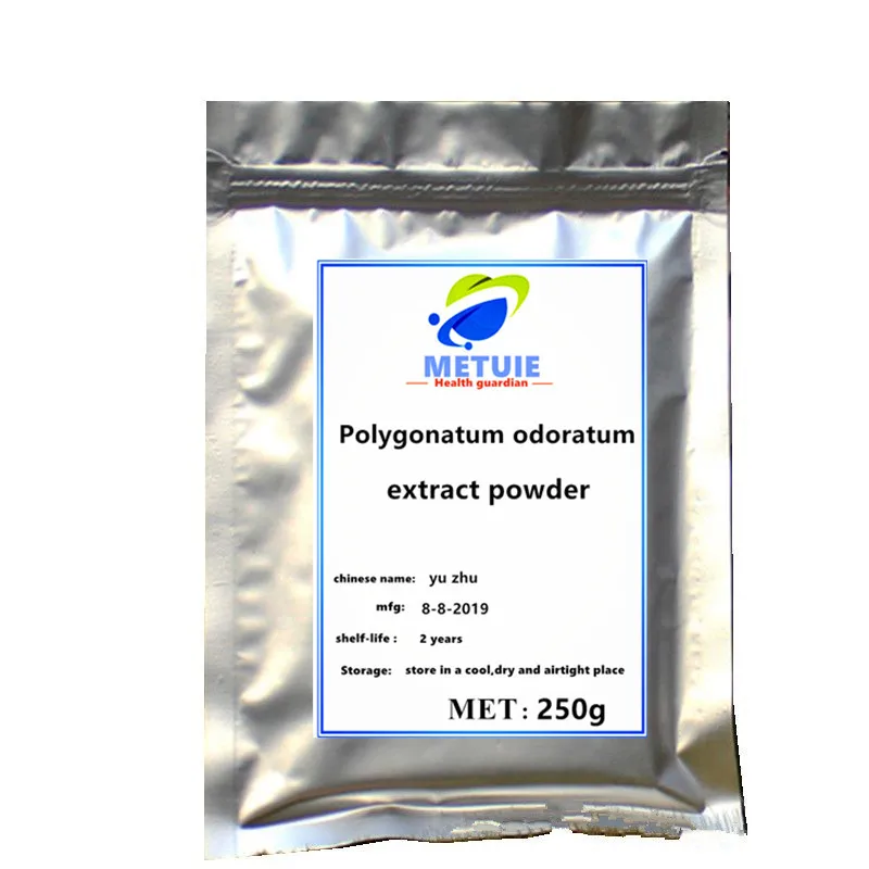 250g Polygonatum odoratum, экстракт Yuzhu порошок 1 шт. питание фестивальный Топ дополнение блеск для тела омолаживающий сахар в крови тени для век - Цвет: 250g