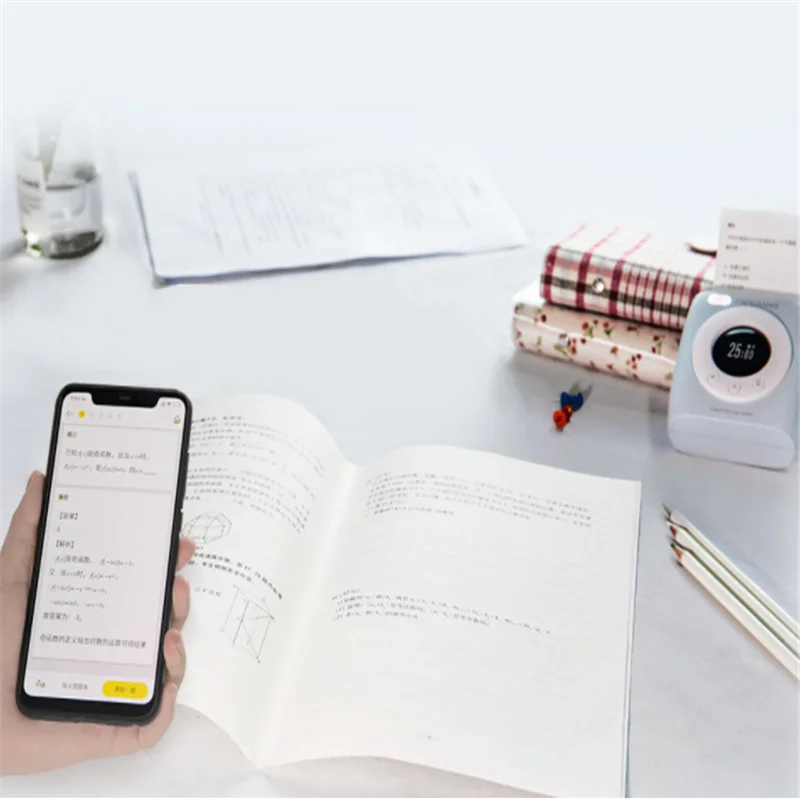  Xiaomi Paperang P2S Smart Laber Printer Portable Pocket Printer 300dpi Bluetooth 4.0 Support APP Co