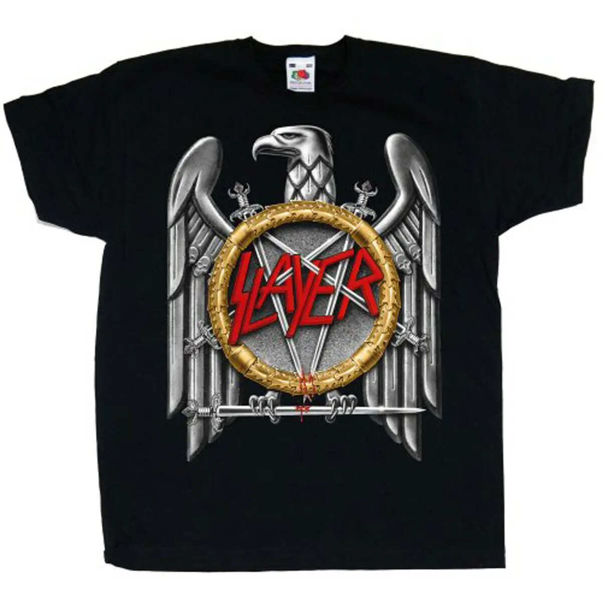 Slayer Silver Eagle Thrash Metal Rock Official Tee T-Shirt Mens Unisex 2019 New Arrival Men'S Fashion top tee | Мужская одежда