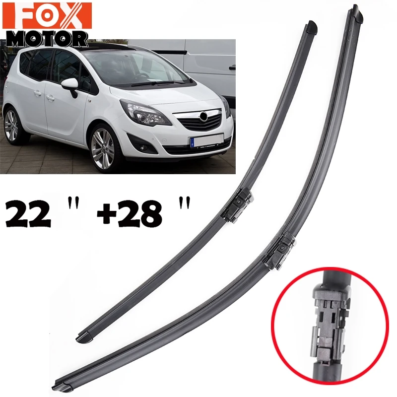 Misima 1 набор 2" 22" для Opel Meriva B 2013 2012 2011 2010 кнопка спереди стеклоочиститель лобового стекла лезвия