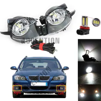 

LED Car Fog Lamp Assembly For BMW E90 E91 328i 328xi 325i 325xi 330i 330xi 2005 2006 2007 2008 Front Bumper LED Fog Light