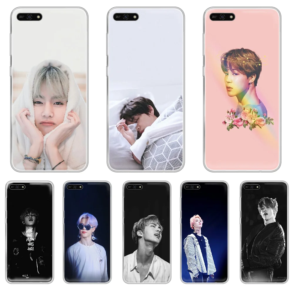 Корейский чехол для телефона Kpop JiMin Bangtan Boys корпус HUAWEI honor mate 7A 8S 8X 9 9X 10 20 30 pro lite