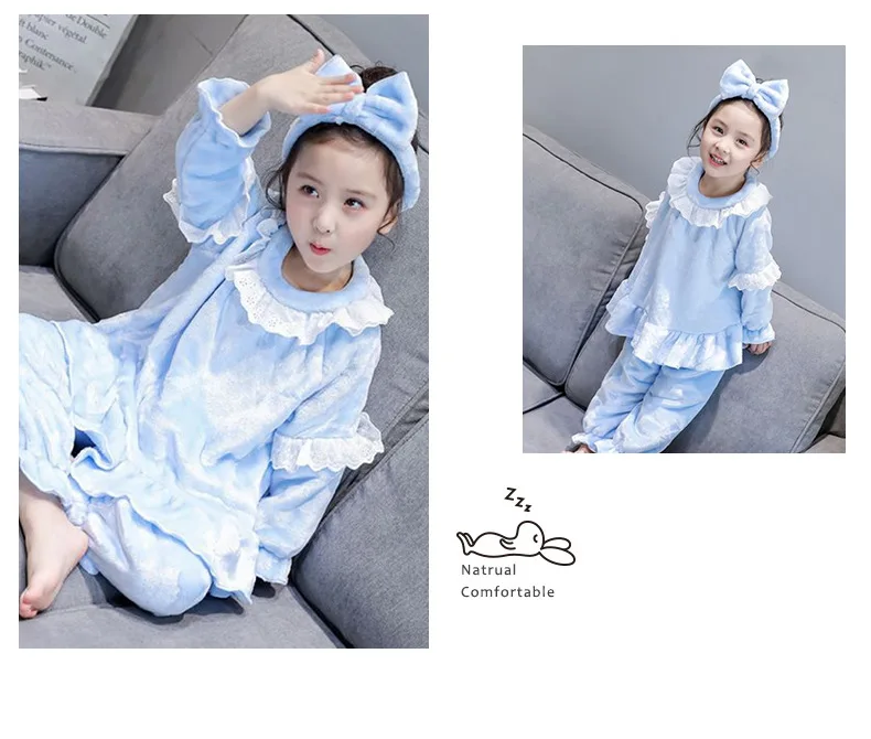Kinder повседневные пижамы Kleidung набор Jungen& mächen мультфильм nachtwäanzug наборы Kinder Langen armeln+ Hose 2-stück Baumwoll