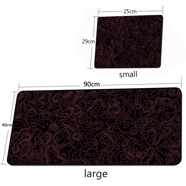 Big Art Mousepad White Black Desk Protector Pad on The Table Pads Computer Mat Xxl Mouse Pad Extended Pad Deskmat Office Carpet Crimson