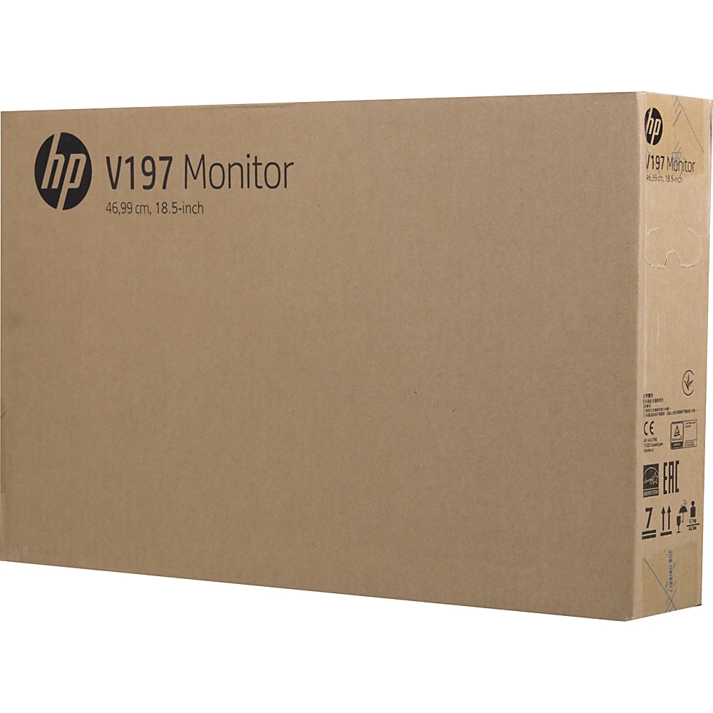 Монитор HP 18.5" V197 черный TN LED 5ms 16:9 DVI Mat 200cd