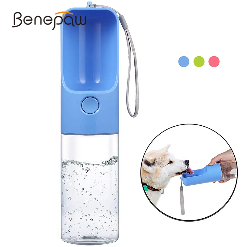 Бутылка для воды домашних животных Benepaw 450 мл герметичная с одной