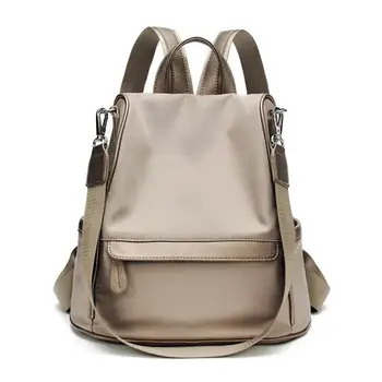 

Fanspack Casual Women Backpack Anti-Theft Dual-Use Oxford Cloth Backpack Anti-Theft Large Capacity Shoulder Bag Unisex