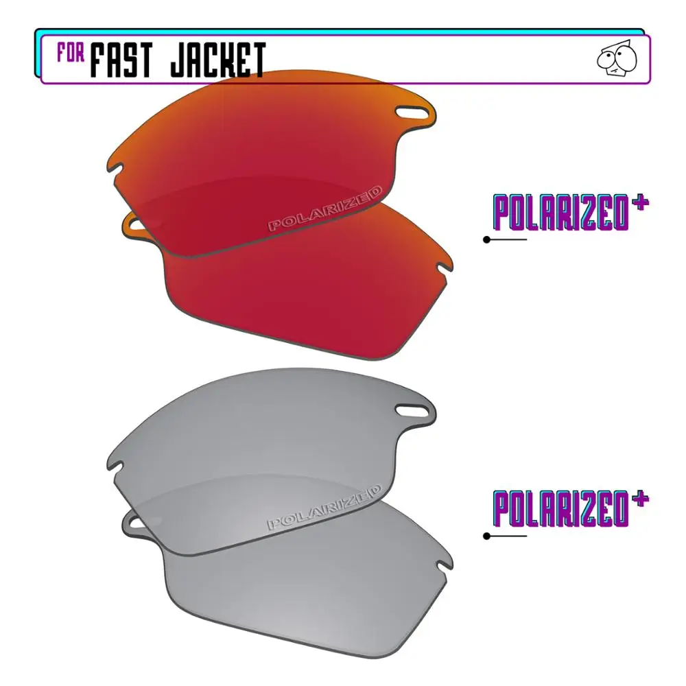 

Замена поляризованных сменных линз EZReplace для-Oakley Fast солнечные очки к куртке-Sir P Plus-RedP Plus