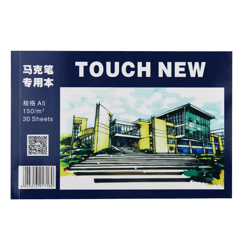 A5 Sketckbook TOUCHNEW A5 Профессиональный Эскиз маркер для рисования бумаги для рисования маркер блокнот A5 блок для заметок 30 листов художественные принадлежности - Цвет: A5 Sketckbook