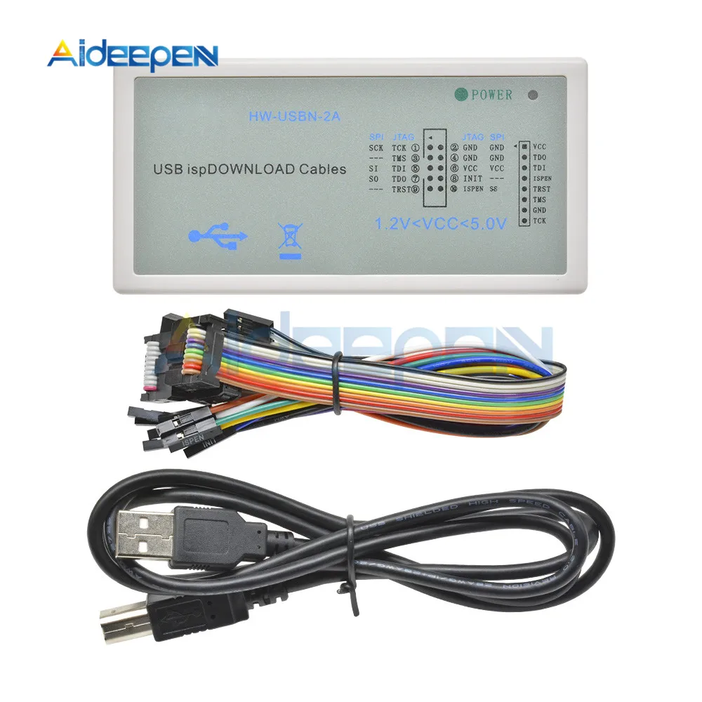 Новое поступление USB Isp скачать кабель JTAG SPI программист для решетки FPGA CPLD макетная плата скачать