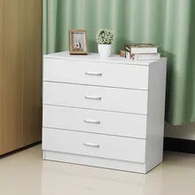 29inch Chest of Drawers 4 Draws Bedside Waterproof Cabinet Home Bedroom Organier Furniture