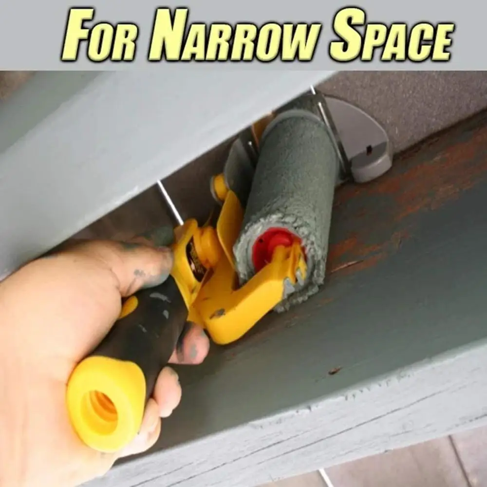 Clean Cut Profesional Paint Roller 2-Pack Replacement Paint Application Edger Brush Tool Multifunctional for Home Wall Ceiling