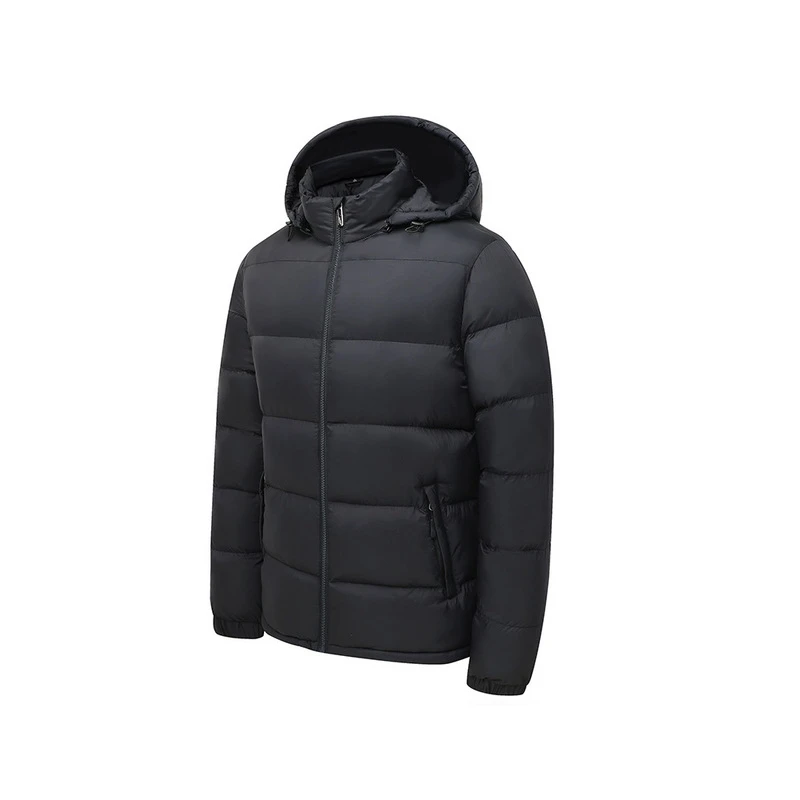 

NewBang Winter Men's Cotton Jacket With Hooded Thick Warm Coat Windbreaker Portable Detachable Hood Jackets
