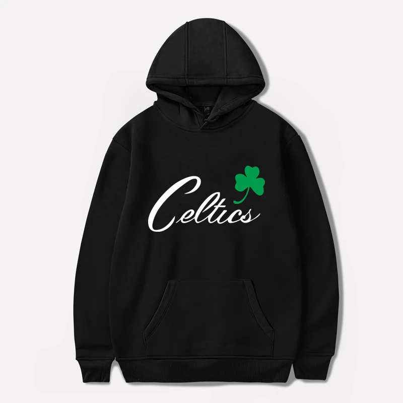 

New Fashion Boston Basketball Hoodie Lover Clover Hoodie Men/women Autumn Winter Casual Hoodies Boston Sweatshirt Pullovers Tops