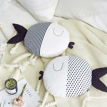 

Cartoon Fish-Shaped Pillow Fun Children's Toy Doll Office Bedroom Nap Pillow Home Decoration