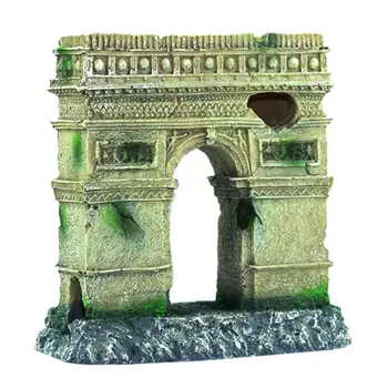 

Ancient Roman Column Arch Aquarium Fish Tank Landscaping Decoration Vintage