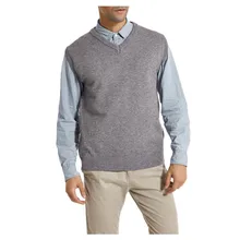 Мужской осенне-зимний повседневный мужской жилет, вязаный жилет с v-образным вырезом, вязаный свитер, топ sudadera sudaderas hombre# CL3