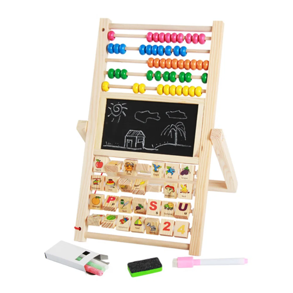 Многофункциональный Abacus обучающая подставка деревянная игрушка счетная познавательная доска ранняя обучающая математическая игрушка Горячая