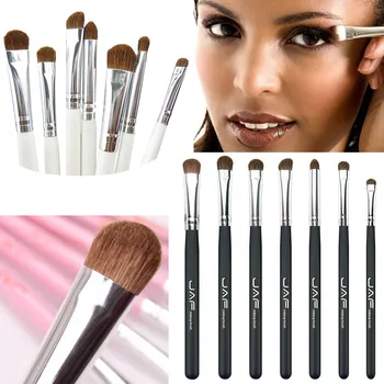 

7PCS Make Up Foundation brush Nylon eyeshadow eyebrow eyeliner soft Cosmetic Brushes Eye Shadow pinceis de maquiagem j319