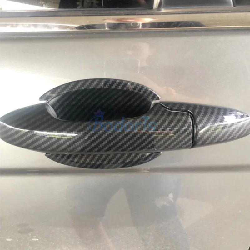 Для Honda CRV CR-V CR V 2007 2008 2009 2010 2011 углеродное волокно цветные дверные ручки Крышка чаши вставка отделка автомобиля аксессуары для укладки