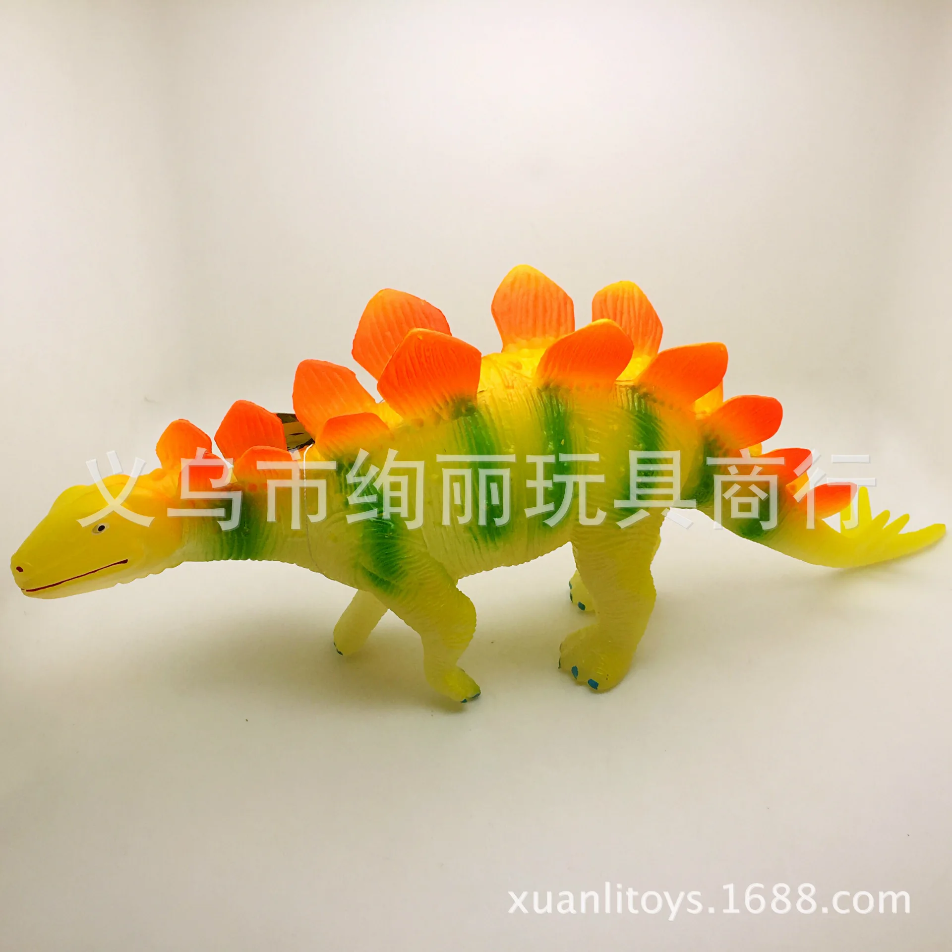 New Style Hot Selling Simulated Dinosaur Models 6-Night Light Dinosaur Plastic Wild Animal Children Gift