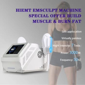 

Free shipping Factory Sale HIEMT Electromagnetic Muscle Stimulator Emsculpt Sliming Device EMS Teslasculpt Beauty Machine