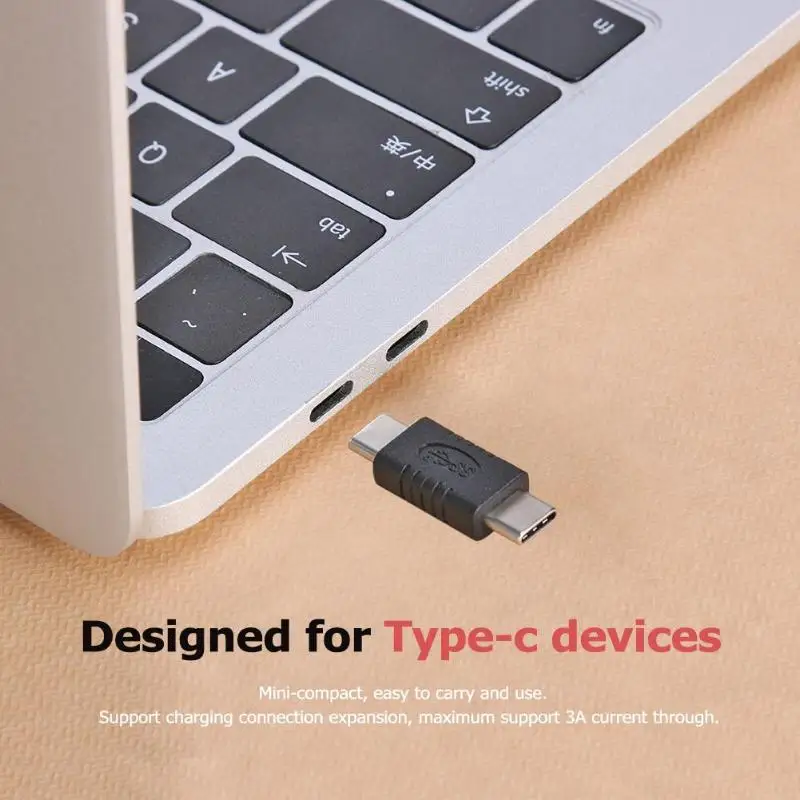 3 шт. в упаковке type-C USB-C удлинитель Соединительный разъем адаптера