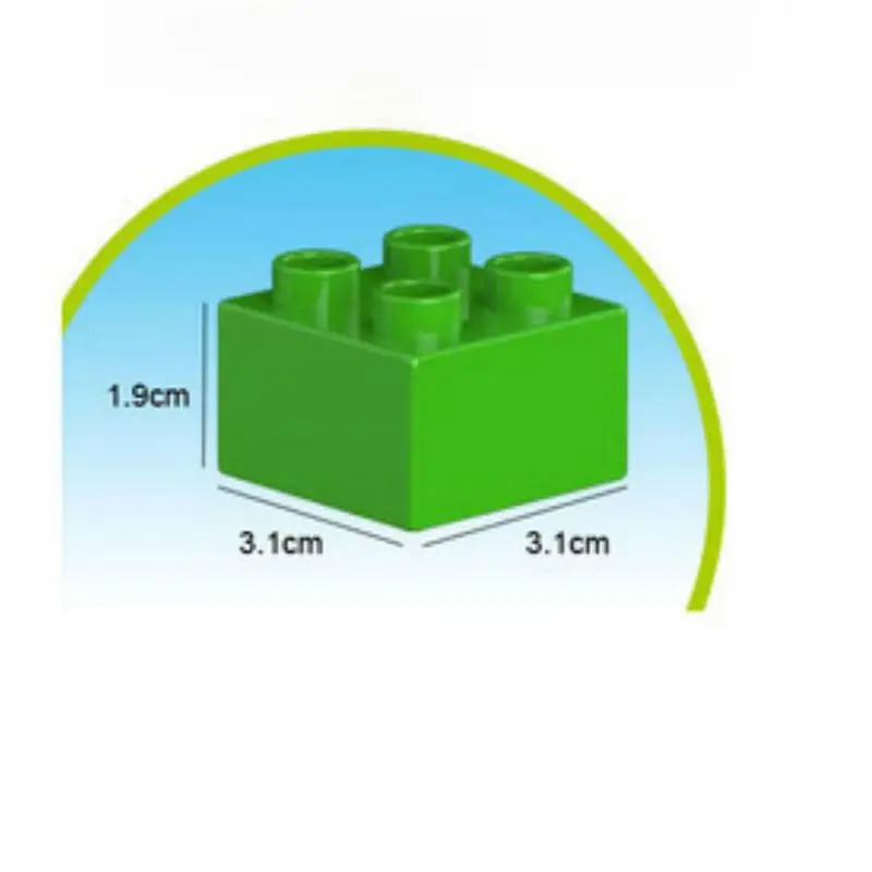 50pas Building Block Set Diy Train Mode Building Block Digital Game Early Childhood Education Educational Alpinia Oxyphylla Toys