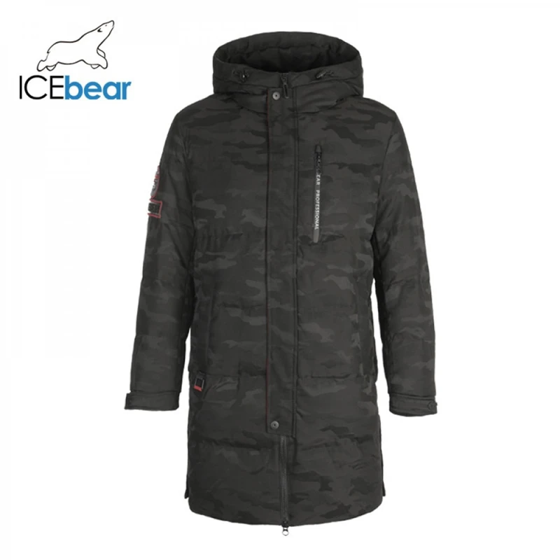 Мужской пуховик ICEbear модная зимняя куртка брендовая одежда YT8117090 2019 | Мужская