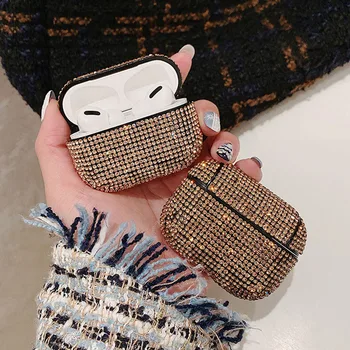 

10Pcs Luxury 3D Girl Diamonds Glitter Bling Hard Case For Apple AirPods Pro Bluetooth Wireless Earphone Cover Box Headset Coque