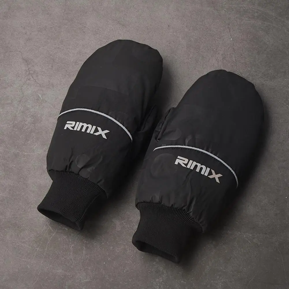 1 Pair Winter Down Mittens Women Men Waterproof Windproof Skiing Camping Hiking Snowboard Snowmobile Cycling Gloves 4