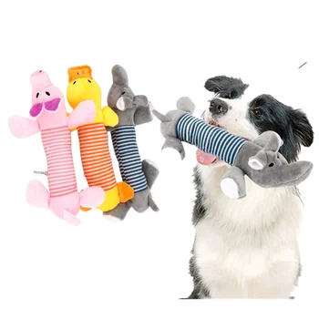 

Vocal Dog Toys Sound Dolls Dog Plush Pets Funny Plush Toys Elephant Trunk Pig Ducks Suitable for All Pets Durable