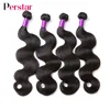 Perstar Body Wave Bundles Human Hair Weave Bundles Brazilian Weave Extensions 1/3/4 PCS Remy Hair Body Wave Extensions 8-28 Inch 3