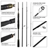 Sougayilang 2.1M 2.4M Lure Fishing Rod Portable 4 Sections 24T Carbon Rod 10-30g Casting Spinning Travel Rod Carp Fishing Tackle ► Photo 3/6